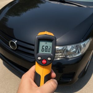 stress Test of car temperature ceramic coating