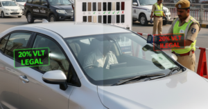 A blog banner image showing Window Tint Laws Pakistan