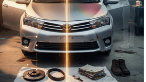 A blog banner image showing Toyota Corolla