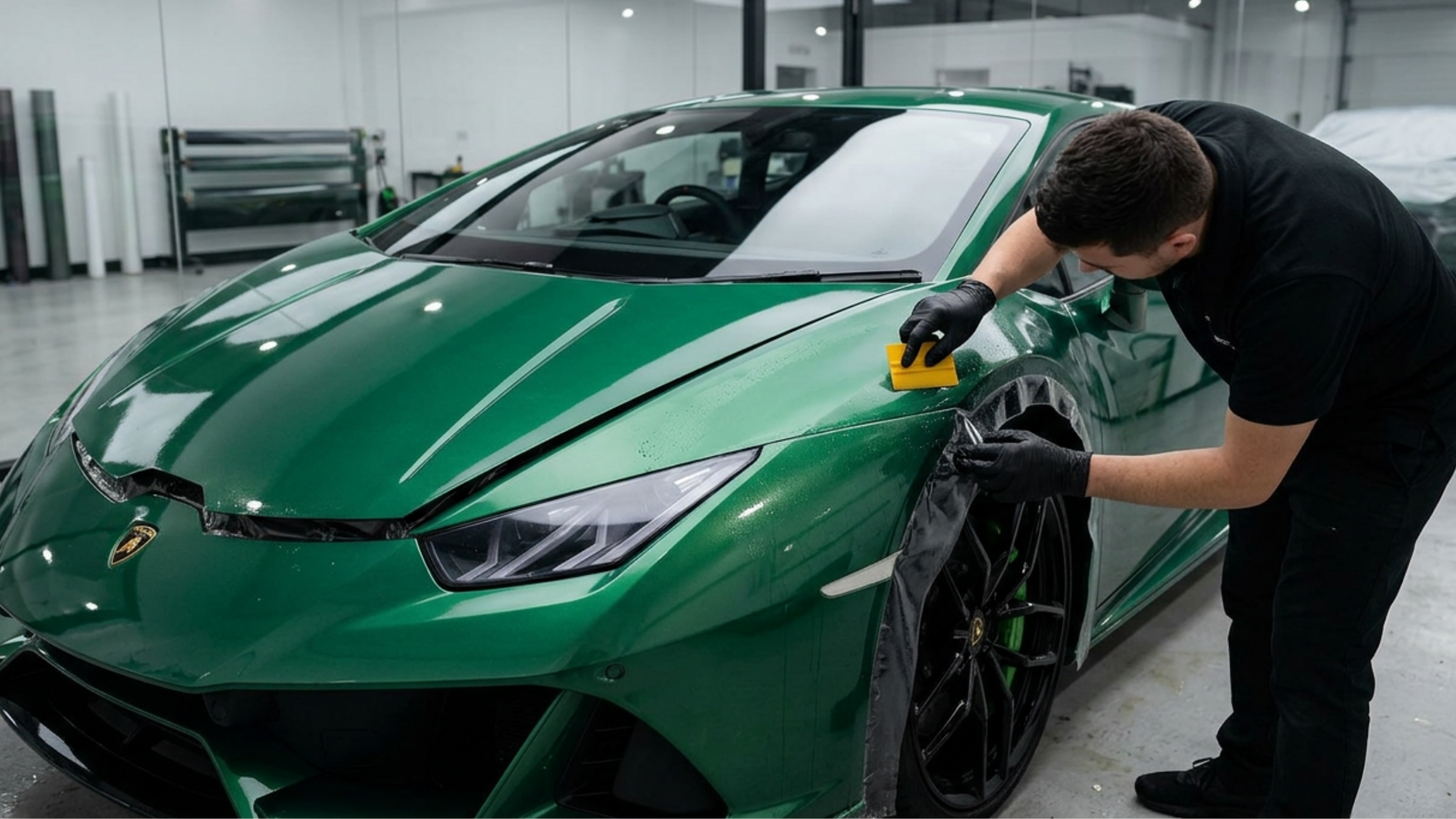 CASE STUDY: LAMBORGHINI PPF DONE AT GULBERG STUDIO DETAIL